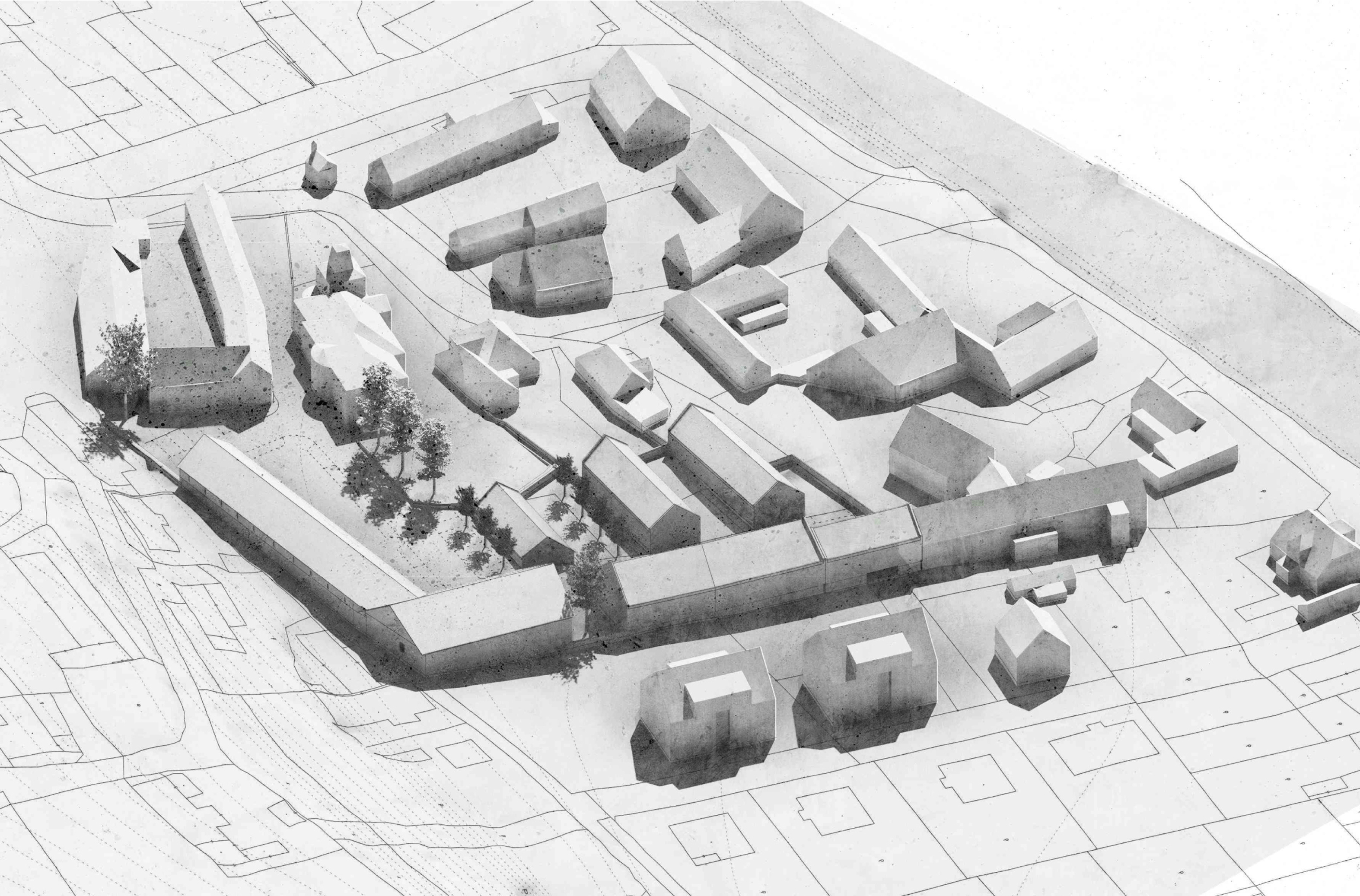 Panský statek a vila č. p. 18 v Chodouni